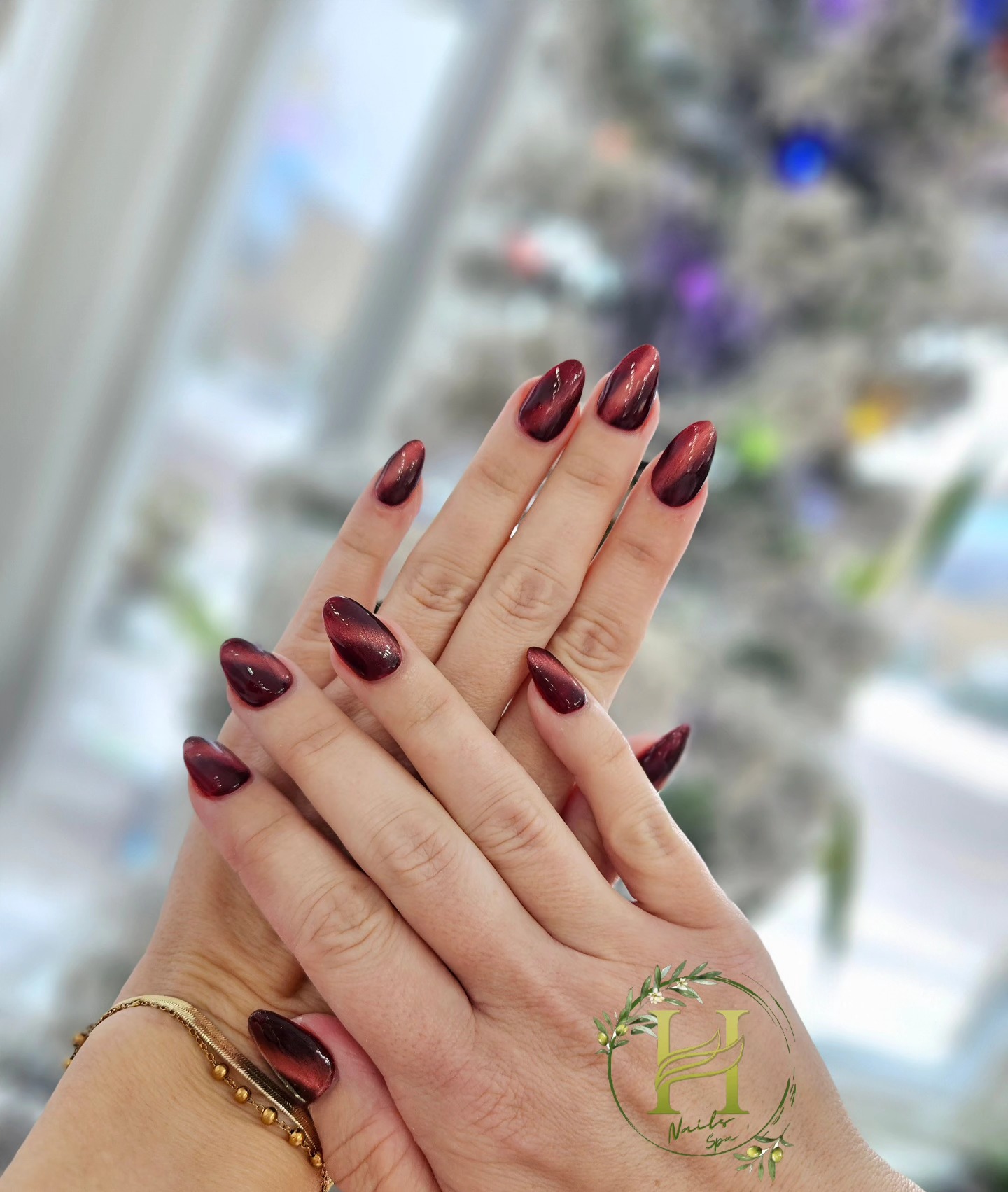 Nail salon service at HM Nails Spa downtown Exeter